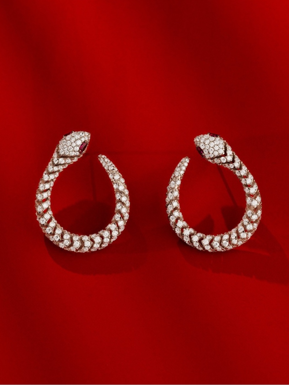APM Monaco Serpent Earrings
